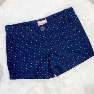 Outlooks Polka Dot Chino Shorts Blue Juniors 7‎